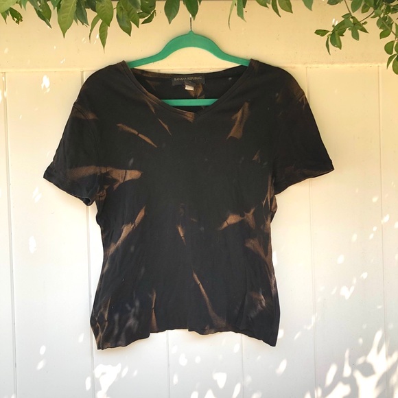Reverse tie-dyed Banana Republic shirt - Picture 1 of 3